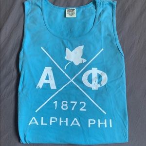 Alpha phi tank top